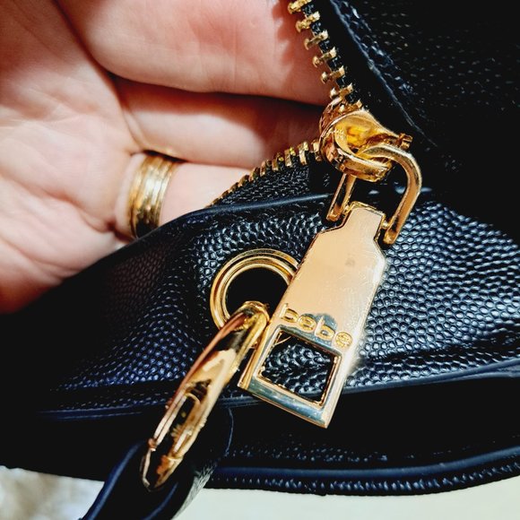 Bebe Black Quilted Satchel - Picture 10 of 12